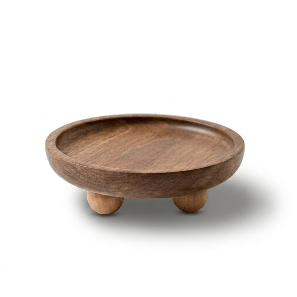 Round Wooden Tray