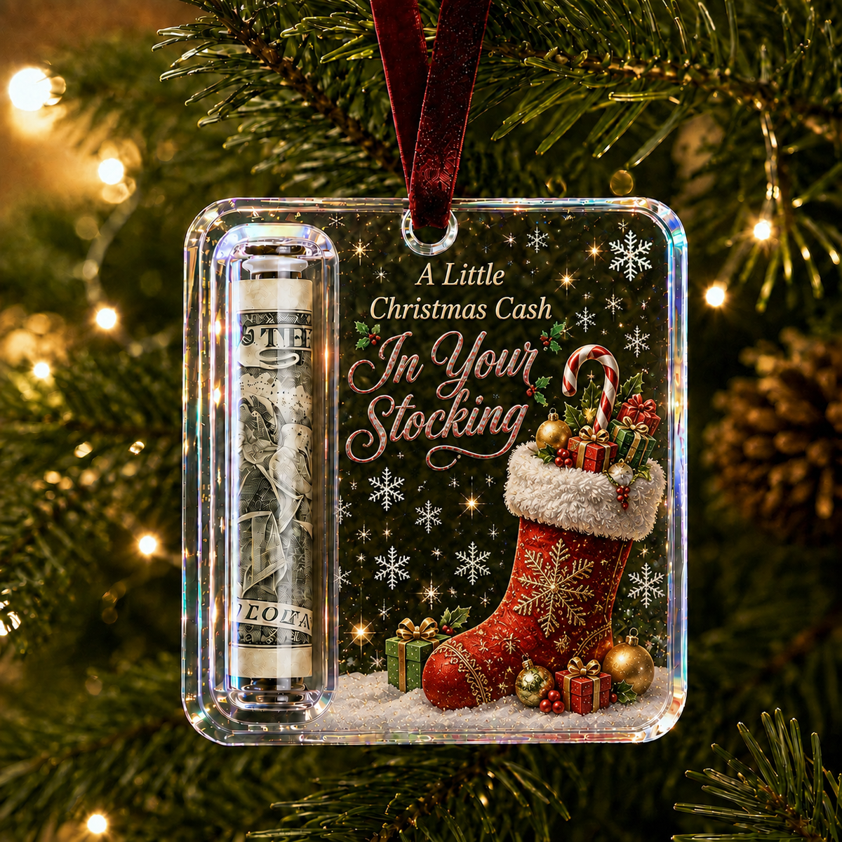 🎄Christmas Cash Gift Holder Ornament (📦Buy 5 Free Shipping)