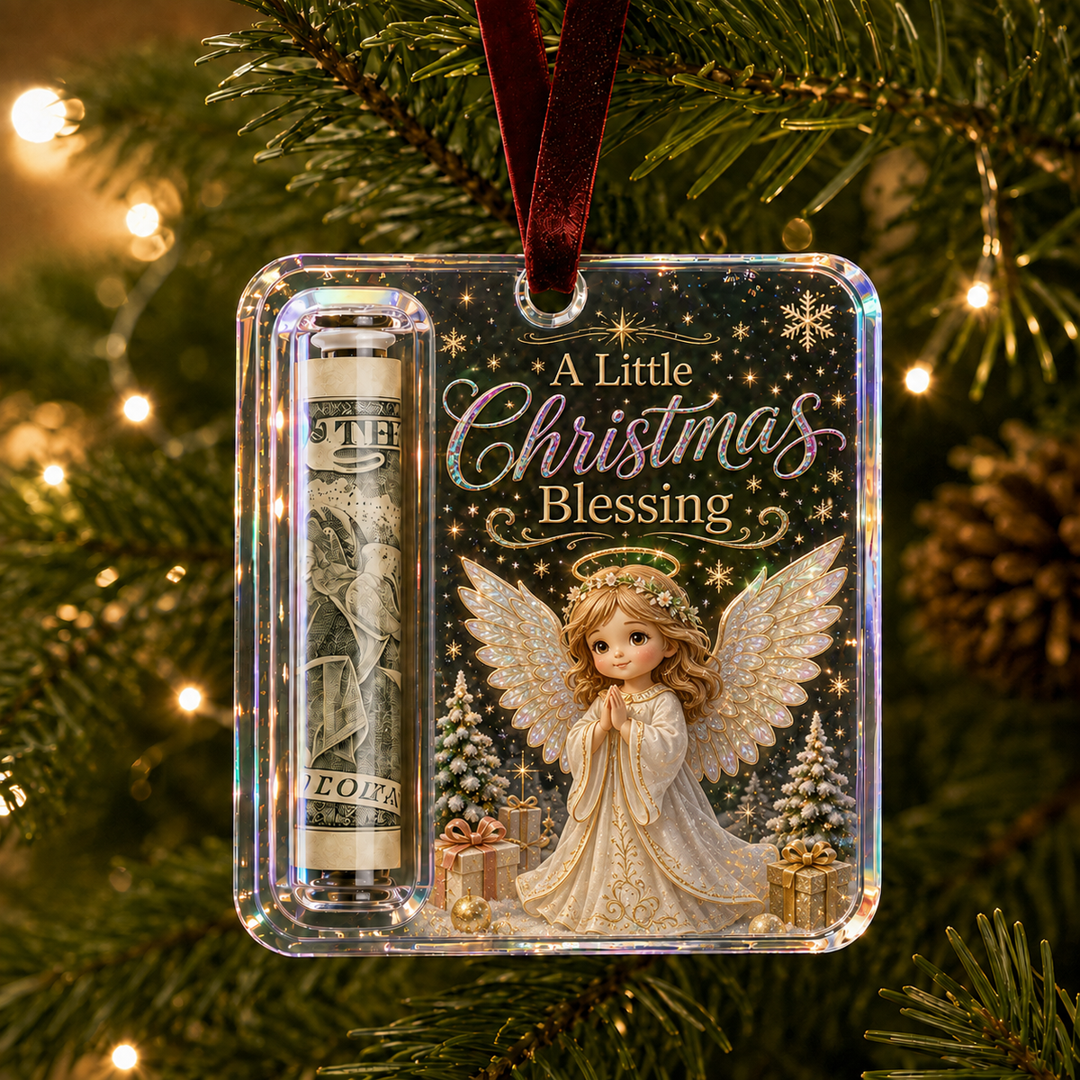 🎄Christmas Cash Gift Holder Ornament (📦Buy 5 Free Shipping)