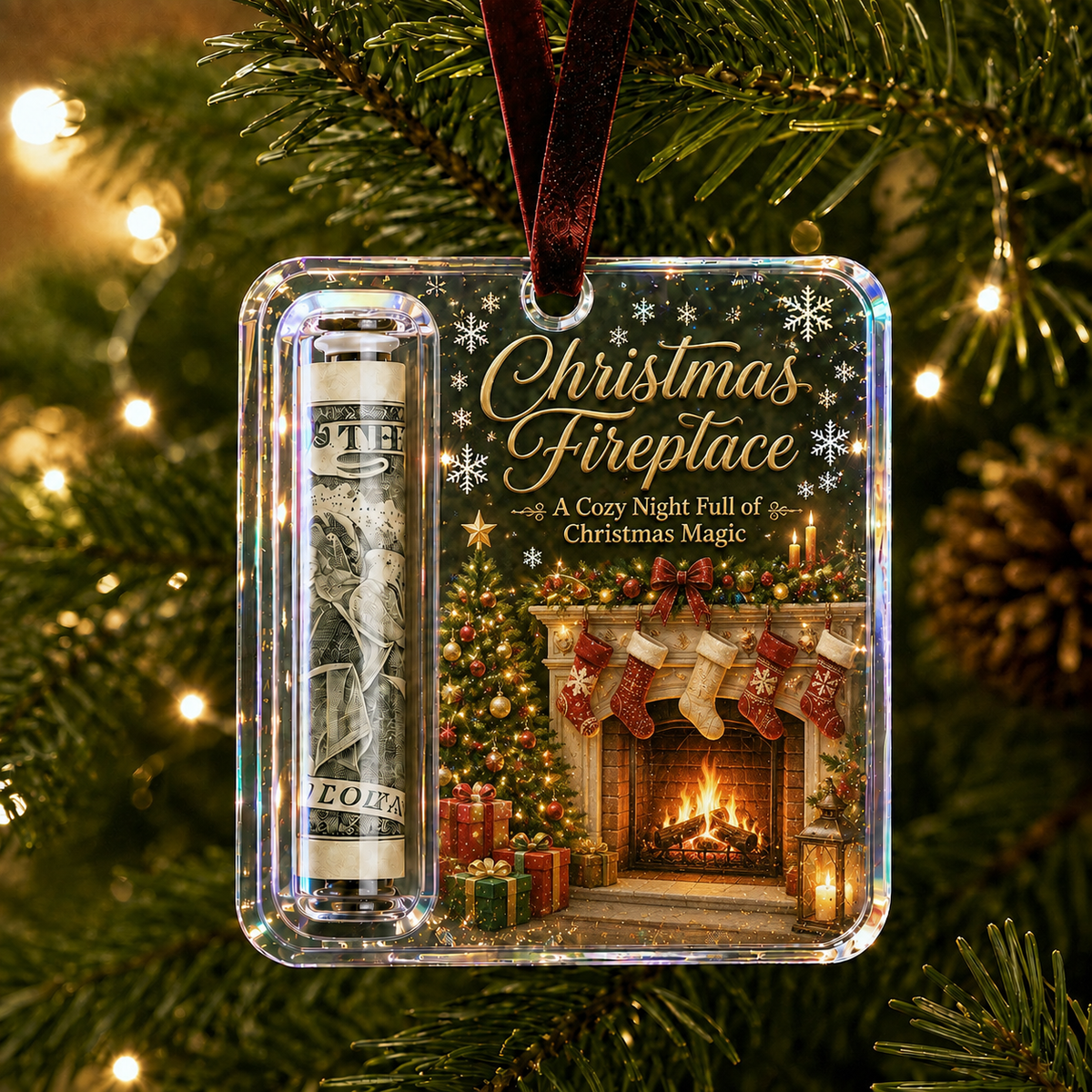 🎄Christmas Cash Gift Holder Ornament (📦Buy 5 Free Shipping)
