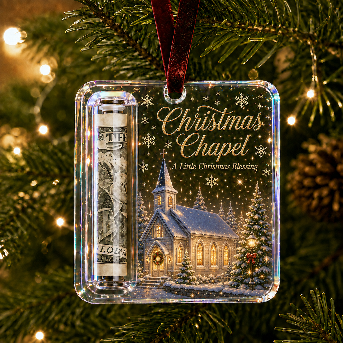 🎄Christmas Cash Gift Holder Ornament (📦Buy 5 Free Shipping)
