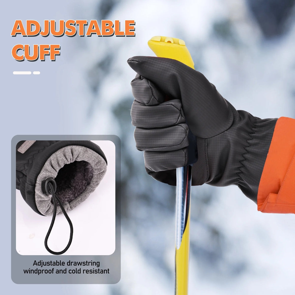 Winter Waterproof Touchscreen Gloves for Women & Men
