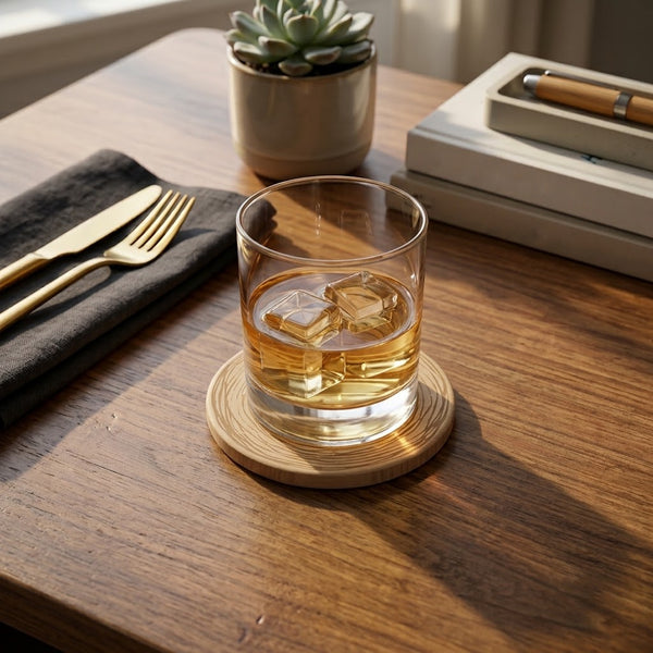 Minimalist Diatom Mud Coaster Alternate