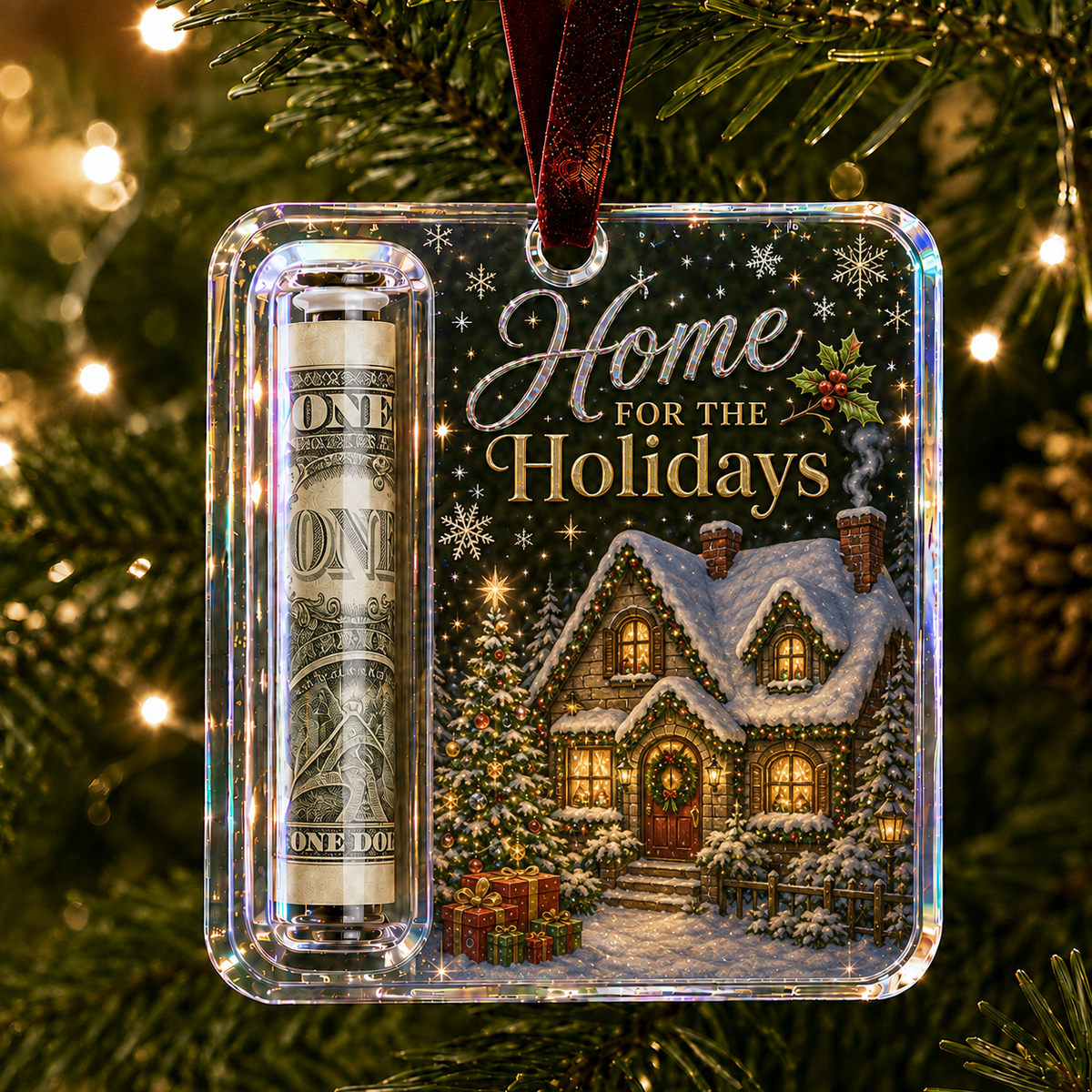 🎄Christmas Cash Gift Holder Ornament (📦Buy 5 Free Shipping)