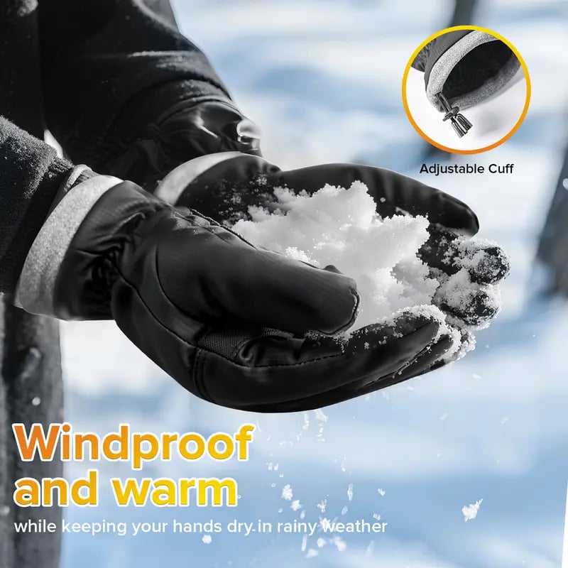 Winter Waterproof Touchscreen Gloves for Women & Men