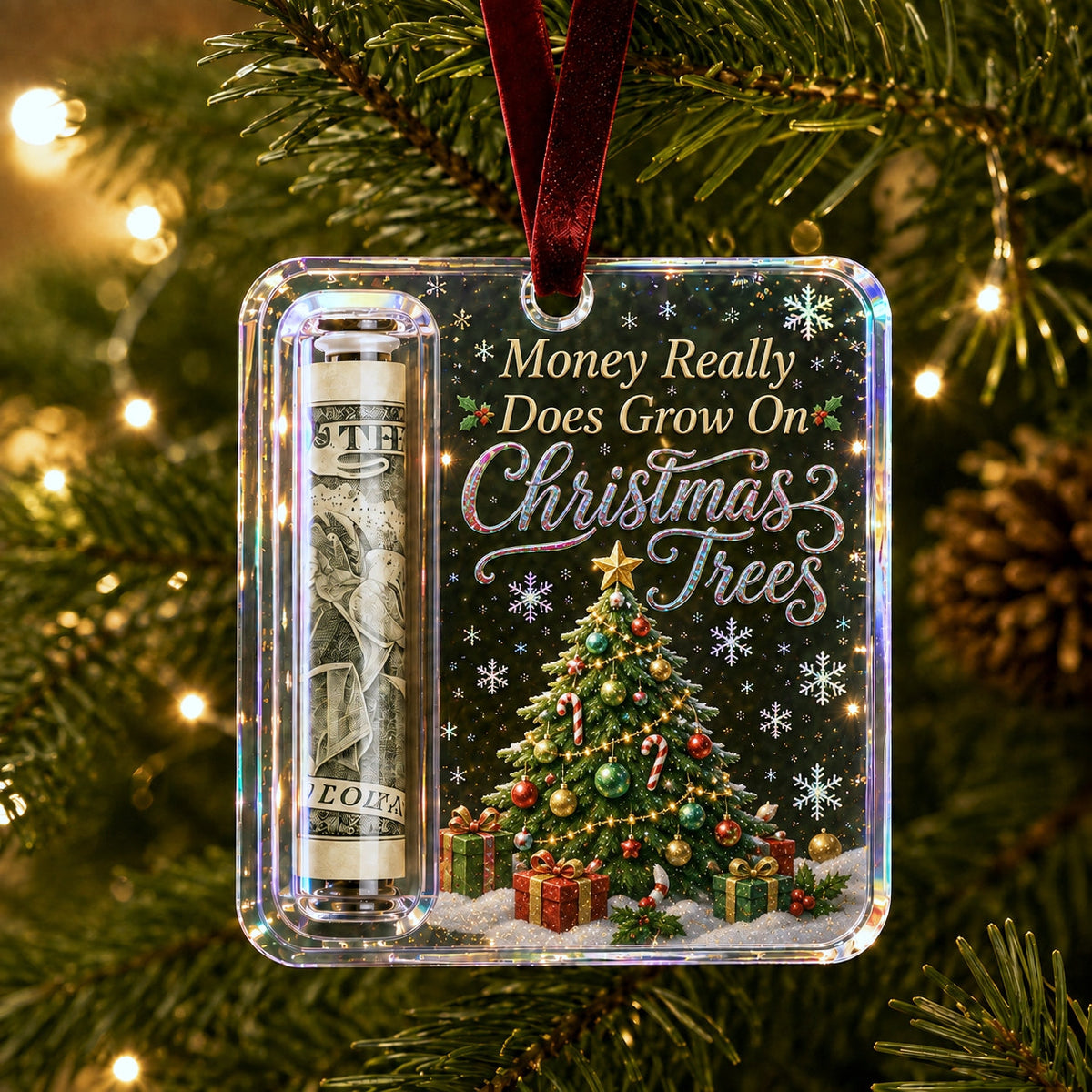 🎄Christmas Cash Gift Holder Ornament (📦Buy 5 Free Shipping)