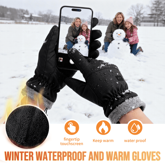 Winter Waterproof Touchscreen Gloves for Women & Men