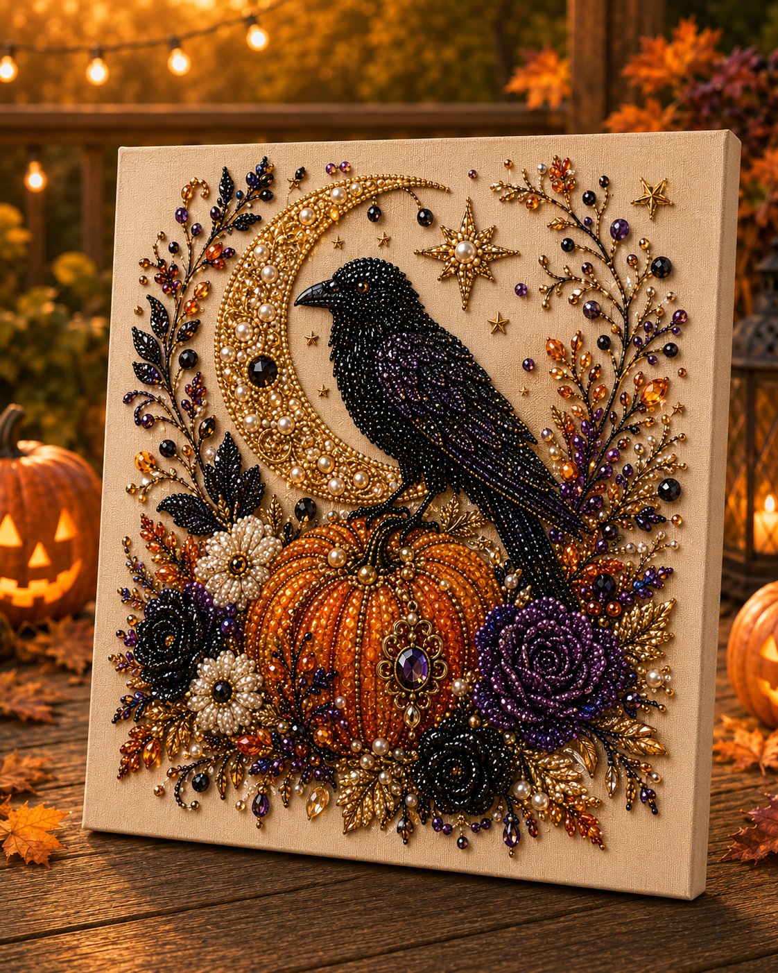 👻 Halloween Pearl Art DIY Kit – Turn Tiny Pearls into Spooky-Cute Magic (📦Buy 2 Free Shipping)