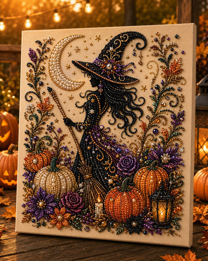 👻 Halloween Pearl Art DIY Kit – Turn Tiny Pearls into Spooky-Cute Magic (📦Buy 2 Free Shipping)