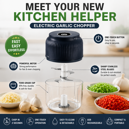 🔥50% off on the last day🔥| 😩 Still Chopping Garlic by Hand? This Kitchen Gadget Does It in 3 Seconds