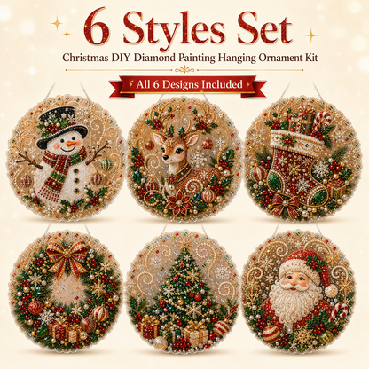 🎄Christmas DIY Diamond Painting Hanging Ornament Kit🎅💎