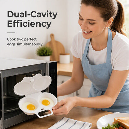 🥚 Dual-Cavity Microwave Egg Poacher | Quick & Healthy Breakfast in Minutes 🍳